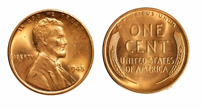 Group of 1945 Jefferson war nickels from all three mints — Philadelphia, Denver, and San Francisco — displayed together